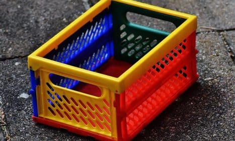 folding box, shopping, stow, foldable box, plastic, multicoloured, coloured, folding box, folding box, folding box, folding box, folding box