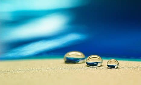 droplets, hydrophobic, water, texture, textile, surface, science, technology, nature, material, blue technology, blue texture, blue science