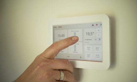 tablet, heating, man, pointing, manual, technology, person, male, computer, home, modern, system, energy, control, people, temperature, app, heating, heating, heating, heating, heating, temperature, temperature, temperature, temperature