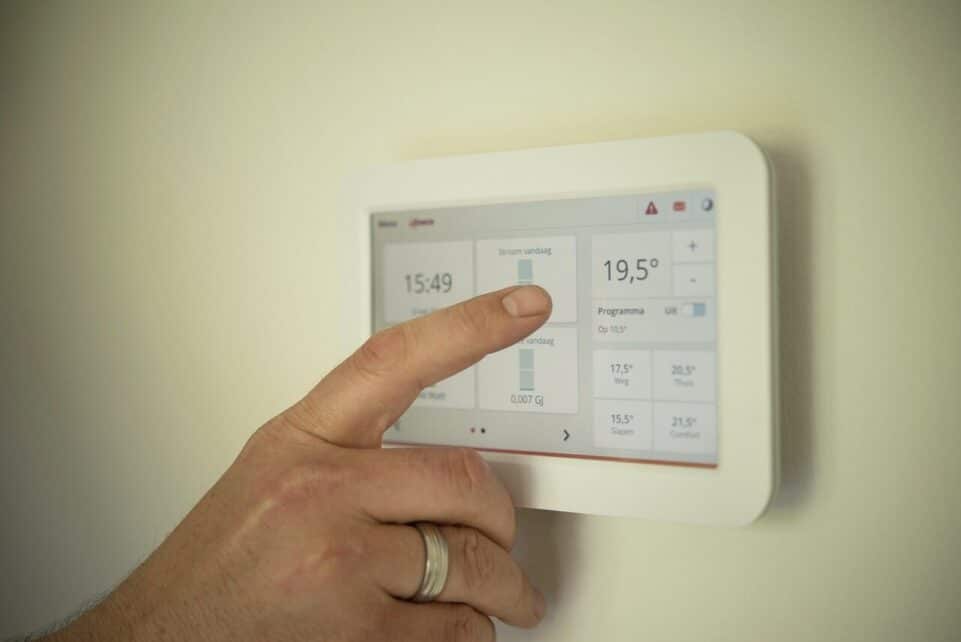 tablet, heating, man, pointing, manual, technology, person, male, computer, home, modern, system, energy, control, people, temperature, app, heating, heating, heating, heating, heating, temperature, temperature, temperature, temperature