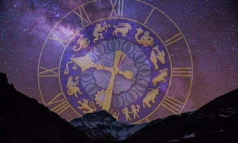 starry sky, star sign, clock, dial gold, dial, astrology, astrology, astrology, astrology, astrology, astrology