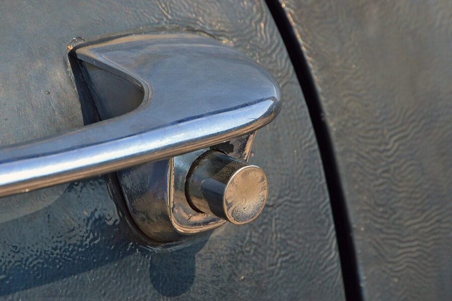 car, door handle, car wallpapers, old, black, chrome, car locker, car door handle