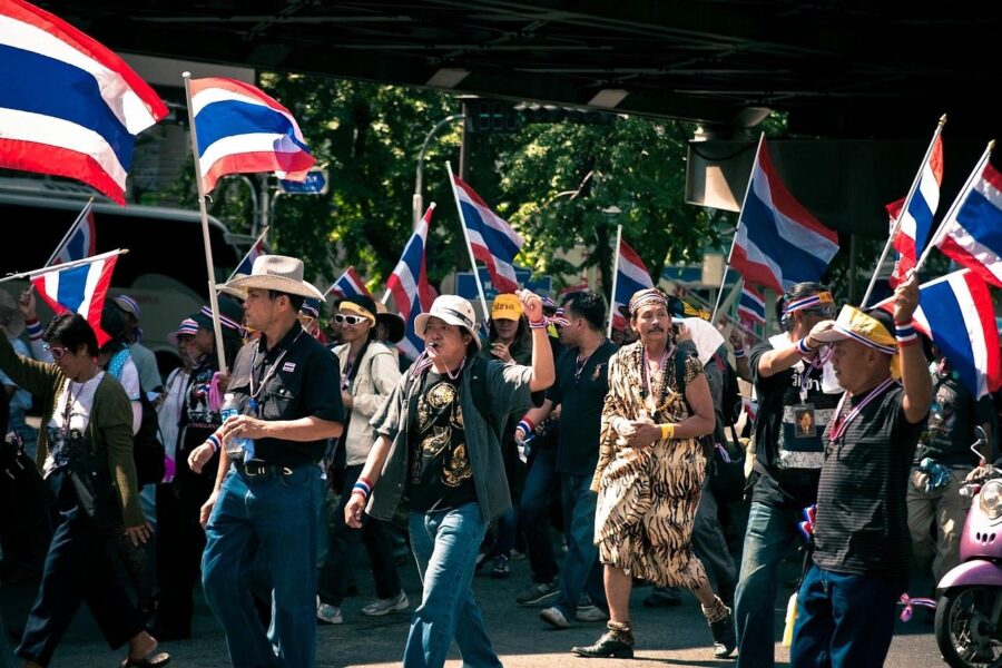thailand, bangkok, city, thai, protest, flag, crisis, anti-government, democracy, demonstration, bangkok, bangkok, bangkok, bangkok, bangkok, thai, protest, protest, anti-government, democracy