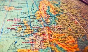 globe, map, countries, borders, old, states, national borders, continents, to travel, world map, world, europe, vintage, retro, flea market, places, atlantic, england, gdr