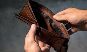 Tuščia piniginė. Pixabay nuotr.