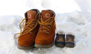 boots, winter, snow, cold, nature, footwear, shoes, boot, brown