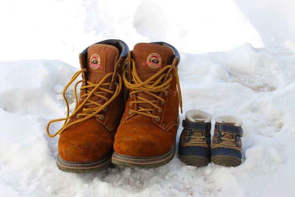 boots, winter, snow, cold, nature, footwear, shoes, boot, brown