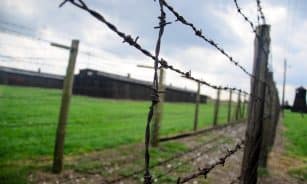 fence, holocaust, barbwire, crematorium, majdanek, chimney, concentration camp, concentration, camp, killing, poland, prison, history, genocide, ww2