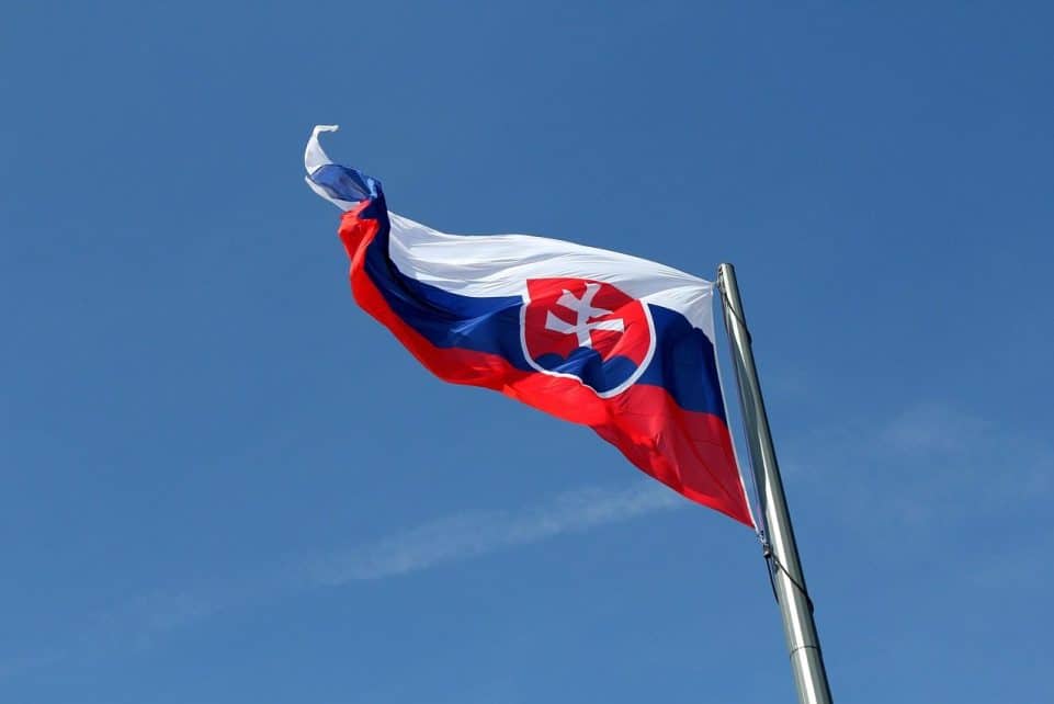 flag, pledge, symbol, mast, dvojkríž, slovakia, the slovak republic