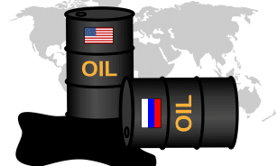 oil, barrel, usa, america, russia, flag, country, economy, profit