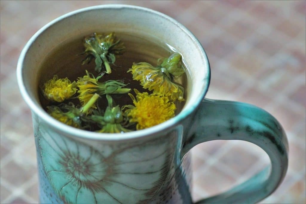 tea, dandelion, spring, detox, health, bloom, gardens, medicinal, nature, yellow, extract, drink, organism, strengthening, cleanse, weed