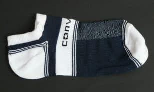 sock, footlet, sports sock, sports, clothing, material, blue, white