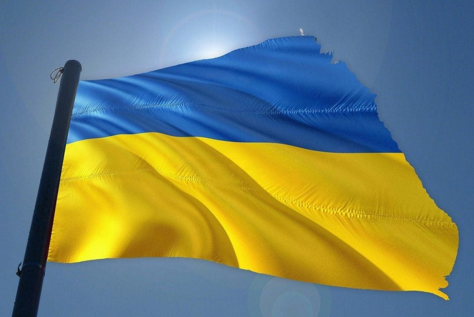 banner, ukraine, flag, war, politics, battle, aggression, conflict, threatening, threat, state of war