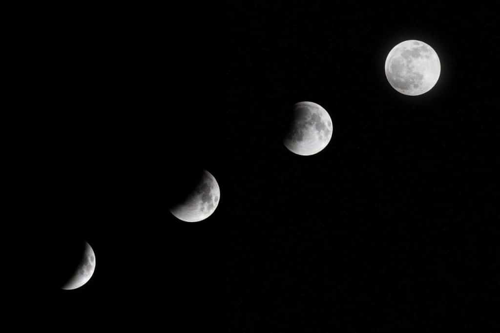 moon, nature, moon phases, night sky, sky