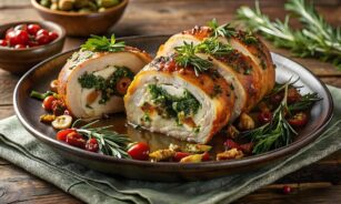 ai generated, meat rolls, food, meal, chicken meat, beef, pork, flesh, dinner, fresh, nourishment