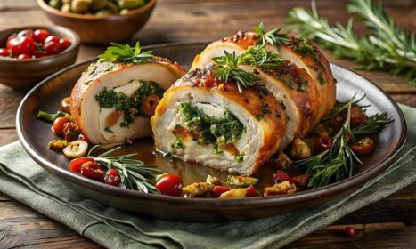 ai generated, meat rolls, food, meal, chicken meat, beef, pork, flesh, dinner, fresh, nourishment