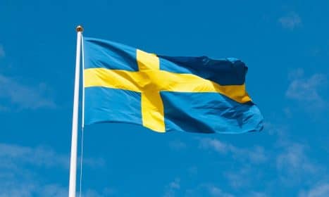 sweden, flag, swedish flag, nature, sky