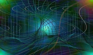 quantum computer, entanglement, lines, abstract, superposition, algorithm, quantum error correction, quantum supremacy, simulator, quantum field theory, chromodynamics, gravity