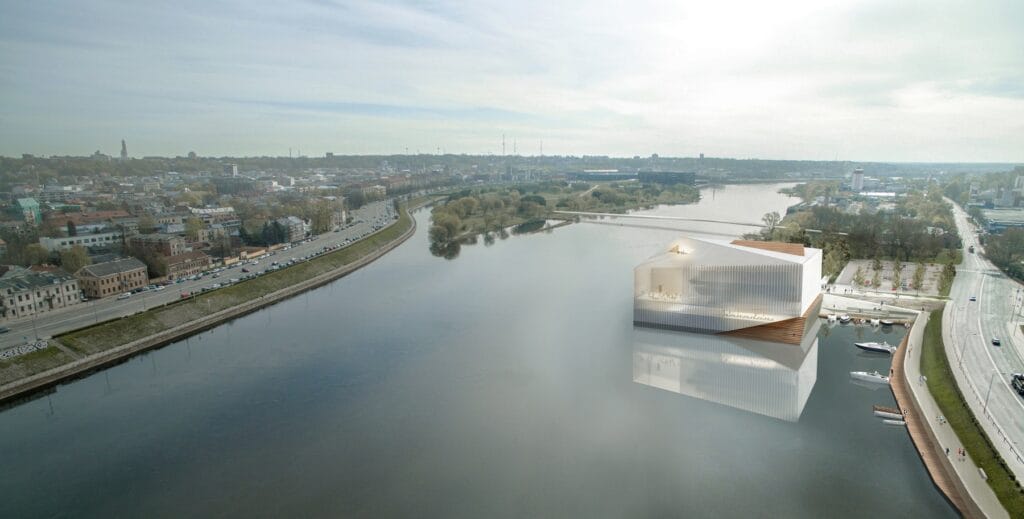 Koncertų centro interjero ir eksterjero vizualizacijos