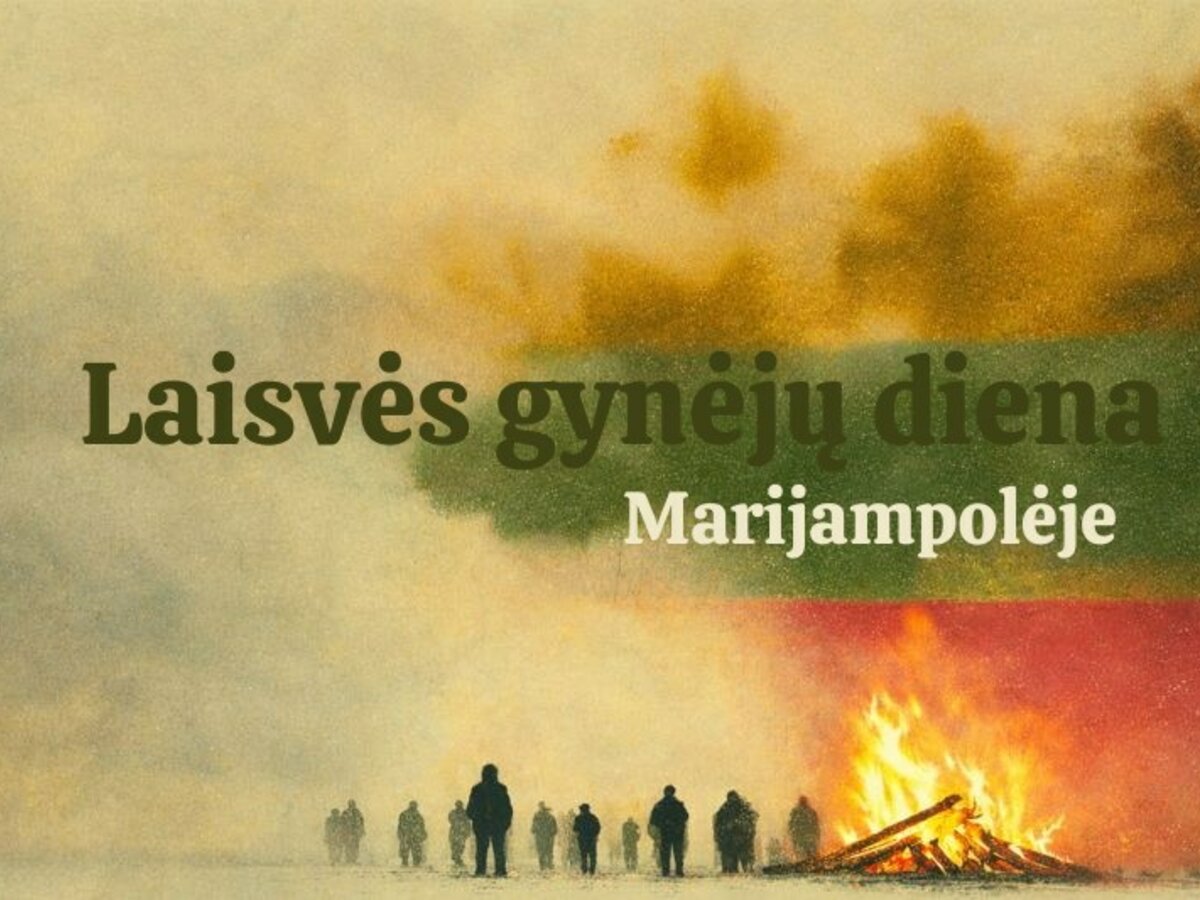 Sausio 13-oji Marijampolėje: kviečiame visus vienybei ir gyvai atminčiai