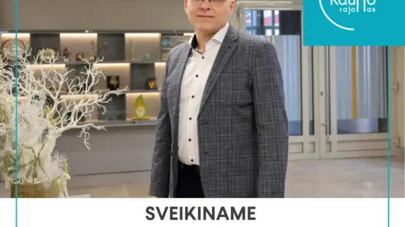 Ilgametė patirtis grįžta su nauja atsakomybe: svarbus paskyrimas Kauno rajono savivaldybėje