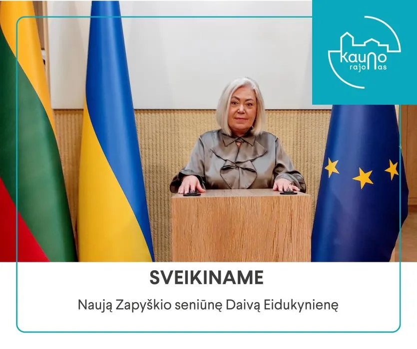 Zapyškyje prasideda naujas etapas: seniūnijos vairą perima nauja vadovė