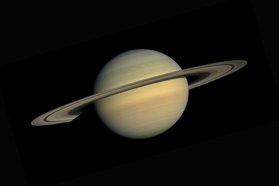 Saturn and its rings