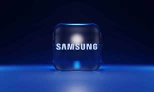 a blue cube with a white logo