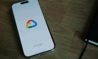 A close up of a cell phone on a table