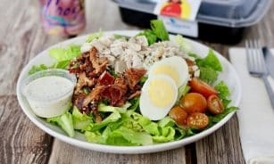 cooked food on white ceramic plate