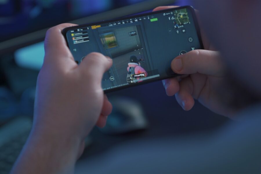 person holding black android smartphone