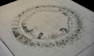 a drawing of a circle of life on a piece of paper