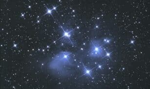 shining stars at night