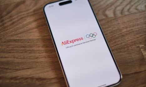 A close up of a cell phone on a table