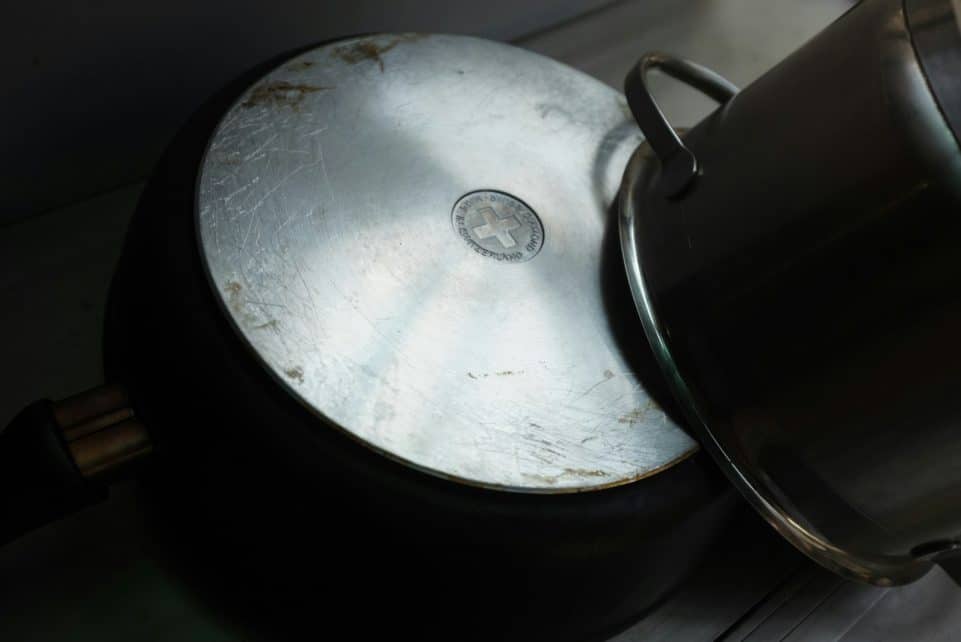 stainless steel cooking pot lid