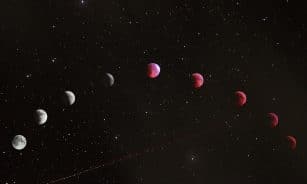 Lunar eclipse illustration