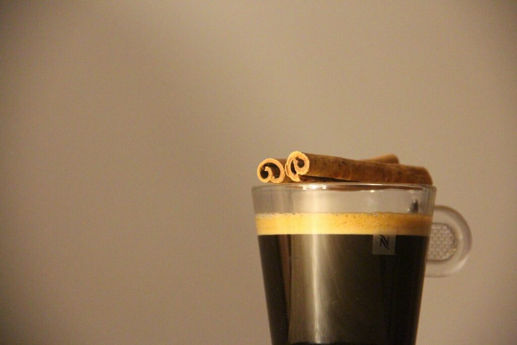 black and silver travel mug