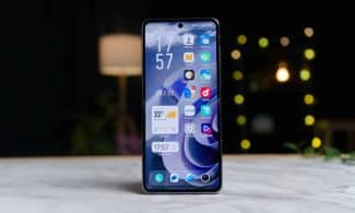 a close up of a cell phone on a table