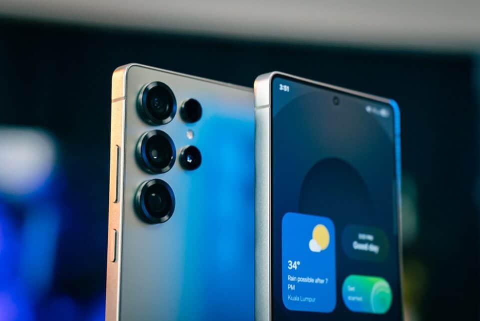 A close up of a cell phone on a table