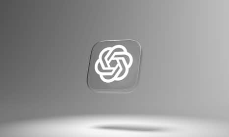 A white square with a knot on it