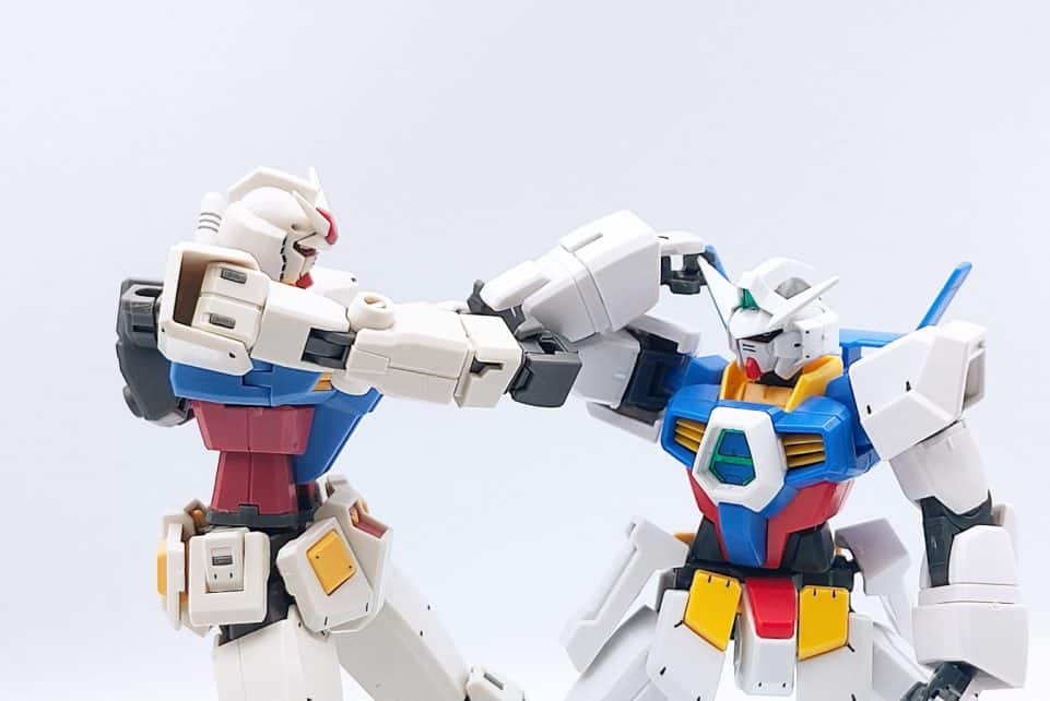 white red blue and yellow robot toy
