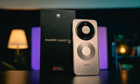 Huawei mate 50 pro smartphone with its box