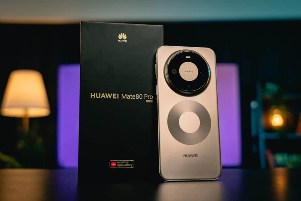 Huawei mate 50 pro smartphone with its box