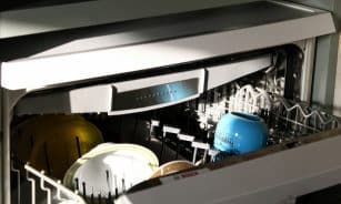 blue and white cooking pot on stove