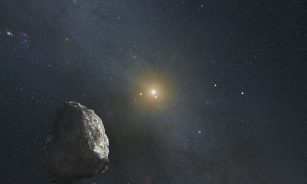 an artist's rendering of an object in the sky