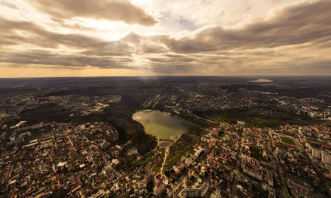 aerial view of city buildings during daytime