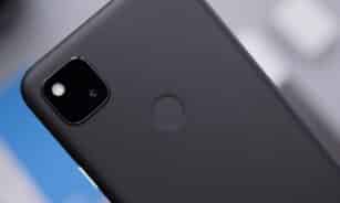 black iphone 7 plus on white table