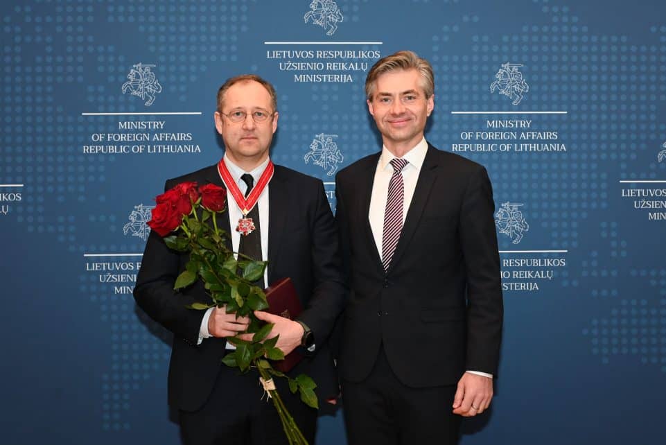 Kęstutis Budrys ir Simonas Šatūnas. ELTA nuotr.