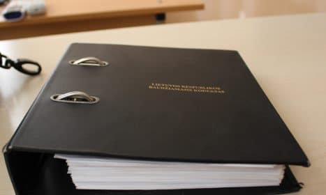 Baudžiamasis kodeksas. ELTA nuotr