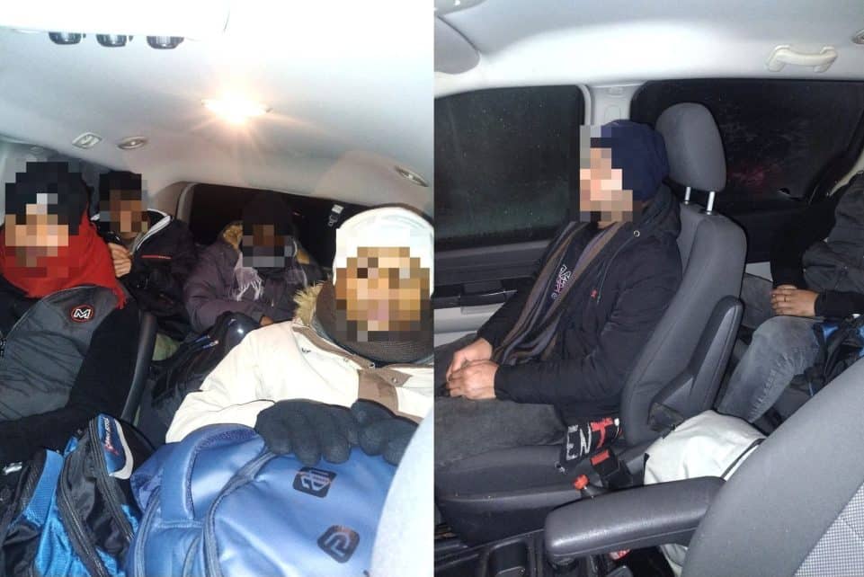 Neteisėti migrantai iš Latvijos. ELTA nuotr.